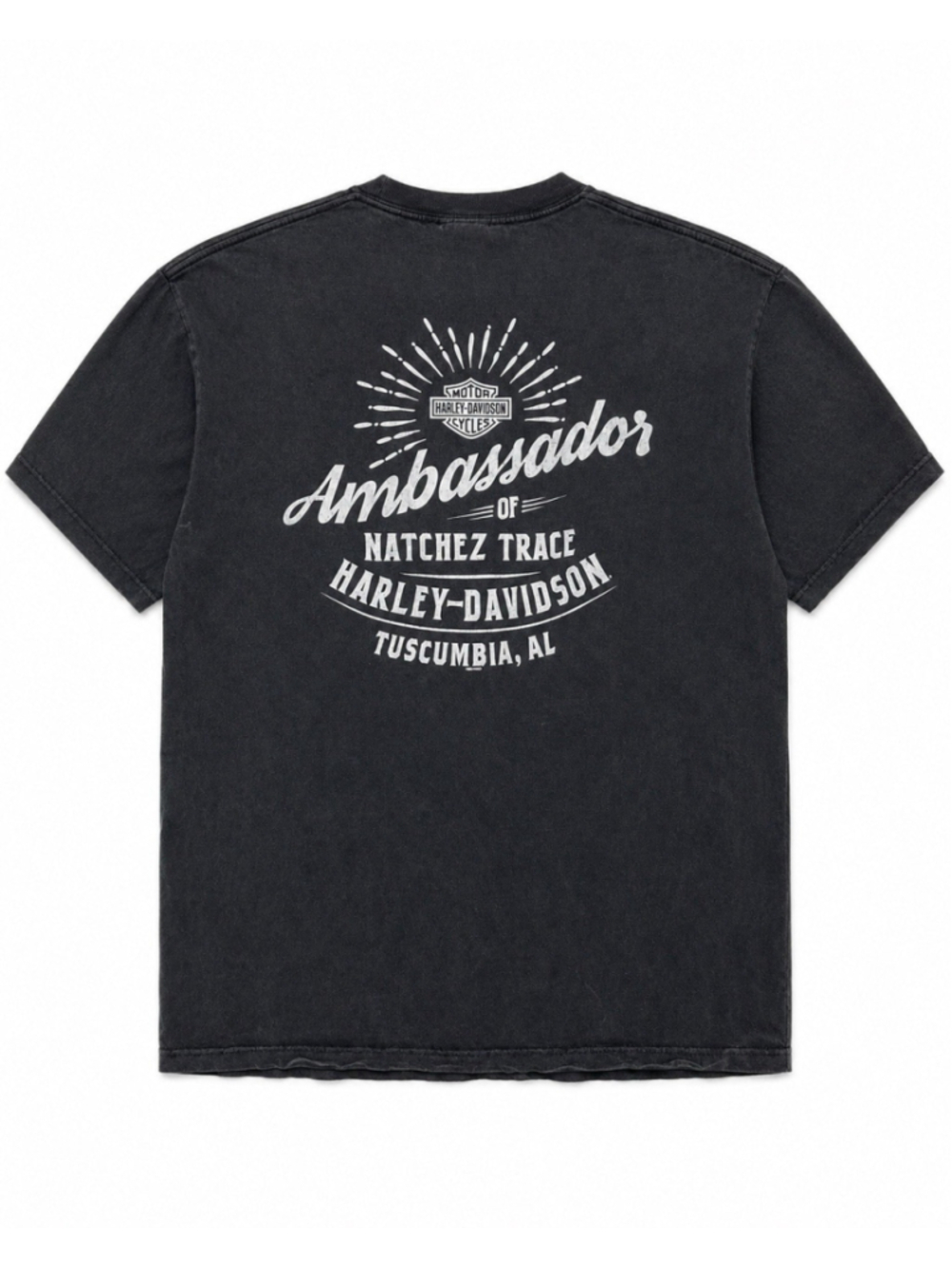 Harley-Davidson Alabama Short Sleeve Shirt Black Size Men’s Large Tuscumbia
